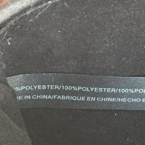 Urban Outfitters double strap black clutch w/ faux crystal snap - Picture 9 of 9